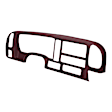 18-695IC-MR Maroon, ABS Plastic, Instrument Panel Cover
