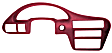 18-726ic-RD Red, ABS Plastic, Instrument Panel Cover