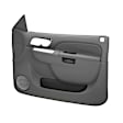 2012 Chevrolet Tahoe - Front, Driver and Passenger Side, Door Trim Panel, Full Power, Dark Gray