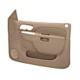 18-74F-LBR Front, Driver and Passenger Side Door Trim Panel - Light Brown Full Power