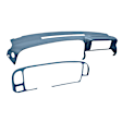 18-798C-LBL Light Blue, Molded, ABS Thermoplastic, Dash Cover Overlay 