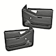 18-94N-DGR Front, Driver and Passenger Side Door Trim Panel - Dark Gray No Power
