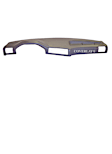 1989 BMW 325i - Dash Cover, Black, Molded; Overlay Over Factory Dash, Vacu Molded Series