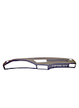 1982 BMW 528e - Dash Cover, Black, Molded; Overlay Over Factory Dash, Vacu Molded Series