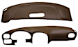 22-107C-BLK Black, Molded, ABS Thermoplastic, Dash Cover Overlay 