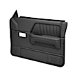 22-55F-DGR Front, Driver and Passenger Side Door Trim Panel - Dark Gray Full Power