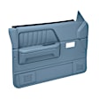 22-55F-LBL Front, Driver and Passenger Side Door Trim Panel - Blue Full Power