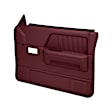 22-55F-MR Front, Driver and Passenger Side Door Trim Panel - Maroon Full Power