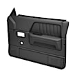 22-55N-DGR Front, Driver and Passenger Side Door Trim Panel - Dark Gray No Power