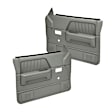 22-55N-MGR Front, Driver and Passenger Side Door Trim Panel - Medium Gray No Power