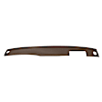 22-804LL-DBR Dark Brown, Molded, ABS Thermoplastic, Dash Cover Overlay 