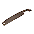 22-804LL-DBR Dark Brown, Molded, ABS Thermoplastic, Dash Cover Overlay 