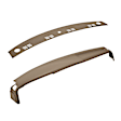 22-805C-MBR Medium Brown, Molded, ABS Thermoplastic, Dash Cover Overlay 