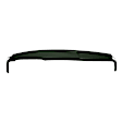 22-805LL-GRN Dark Green, Molded, ABS Thermoplastic, Dash Cover Overlay 