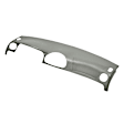 22-904LL-LGR Light Gray, Molded, ABS Thermoplastic, Dash Cover Overlay 