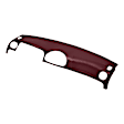 22-904LL-MR Maroon, Molded, ABS Thermoplastic, Dash Cover Overlay 