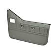 27-35-MGR Front, Driver and Passenger Side Door Trim Panel - Medium Gray No Power