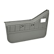 27-35-MGR Front, Driver and Passenger Side Door Trim Panel - Medium Gray No Power