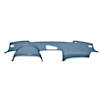 30-408LL-LBL Light Blue, Molded, ABS Thermoplastic, Dash Cover Overlay 