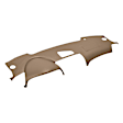 30-408LL-LBR Light Brown, Molded, ABS Thermoplastic, Dash Cover Overlay 