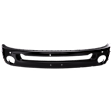 Front Bumper, Painted Black, Without Mounting Brackets