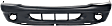 Front Primed Bumper Cover, 1-Piece Type, With Fog Light Holes, Without Parking Aid Sensor Holes