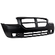 2005-2007 Dodge Magnum - Front Primed Bumper Cover, Except SRT-8 Model