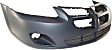 Front Primed Bumper Cover, Sedan, Models With Fog Lights