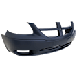 Front Primed Bumper Cover, With Emblem Hole, Without Fog Light Holes and Parking Aid Sensor Holes, Caravan SXT Model