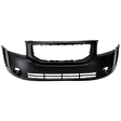 Front Primed Bumper Cover, Except SRT-4 Model, With Fog Light Holes, Without Parking Aid Sensor Holes, CAPA Certified