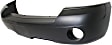 2005-2007 Dodge Dakota - Front Primed Bumper Cover, Without Molding Holes, With Fog Light Holes, Without Parking Aid Sensor Holes