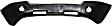 2005-2007 Dodge Dakota - Front Primed Bumper Cover, Without Molding Holes, With Fog Light Holes, Without Parking Aid Sensor Holes