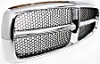 Grille Assembly, Chrome Shell with Paintable Insert