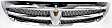Grille Assembly, Chrome Shell with Paintable Insert