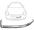 Grille Trim, Driver Side, Lower, Chrome