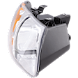 Passenger Side Headlight, with Bulb, with 113 inch Wheelbase, with Turn Signal Light Bulb, CAPA CERTIFIED
