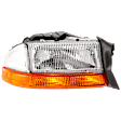 2003 Dodge Durango - Passenger Side Halogen Headlight, With bulb(s), OE Replacement
