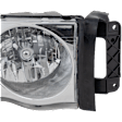 2003-2005 Dodge Ram 2500 - Passenger Side Headlight, with Bulb, Halogen, Clear Lens, without bulb and Wiring Harness for Side Marker Light