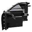 2003-2005 Dodge Ram 2500 - Passenger Side Headlight, with Bulb, Halogen, Clear Lens, without bulb and Wiring Harness for Side Marker Light