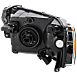 2003-2005 Dodge Ram 2500 - Passenger Side Headlight, with Bulb, Halogen, Clear Lens, without bulb and Wiring Harness for Side Marker Light