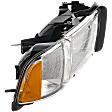 Passenger Side Headlight, without Bulb, Halogen, with Corner Light, without Corner Light Bulb, For Models with Sport Package
