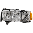 1999 Dodge Ram 3500 - Driver Side Halogen Headlight, Without bulb(s), For Models With Sport Package, OE Replacement