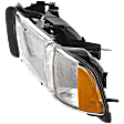 1999 Dodge Ram 3500 - Driver Side Halogen Headlight, Without bulb(s), For Models With Sport Package, OE Replacement