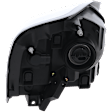 Driver Side Headlight, with Bulb, Halogen, Clear Lens, Chrome Interior