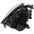 Driver Side Headlight, with Bulb, Halogen, Clear Lens, Chrome Interior
