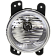 Front, Driver or Passenger Side Halogen Fog Light, With bulb(s)