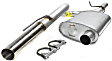 17309 Cat-Back Exhaust System, Made of Aluminized Steel, Super Turbo Series