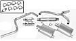 19363 Cat-Back Exhaust System, Made of Aluminized Steel, Super Turbo Series