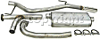 19443 Cat-Back Exhaust System, Made of Stainless Steel, Ultra Flo Welded Series