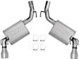 39527 Cat-Back Exhaust System, 6.2L, 8Cyl, Made of Stainless Steel, Ultra Flo Welded SS Series